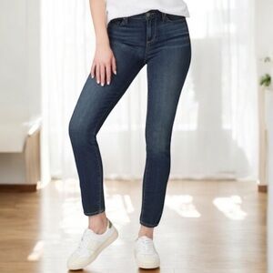 PAIGE Verdugo Ankle Skinny Jean Cropped Mid-Rise TRANSCEND Denim in Size 27